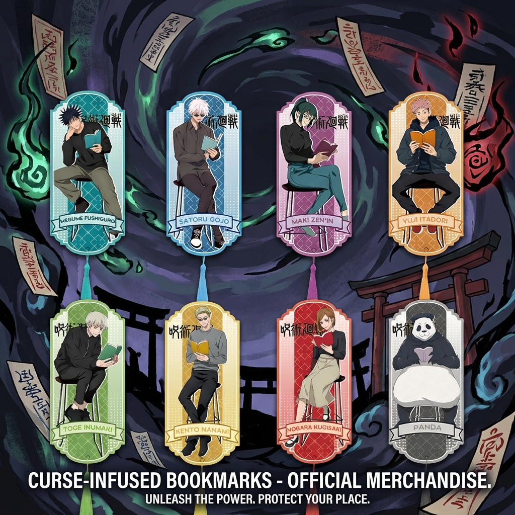 Anime Fan Merchandise - Jujutsu Kaisen Anime Acrylic Tassel Bookmark