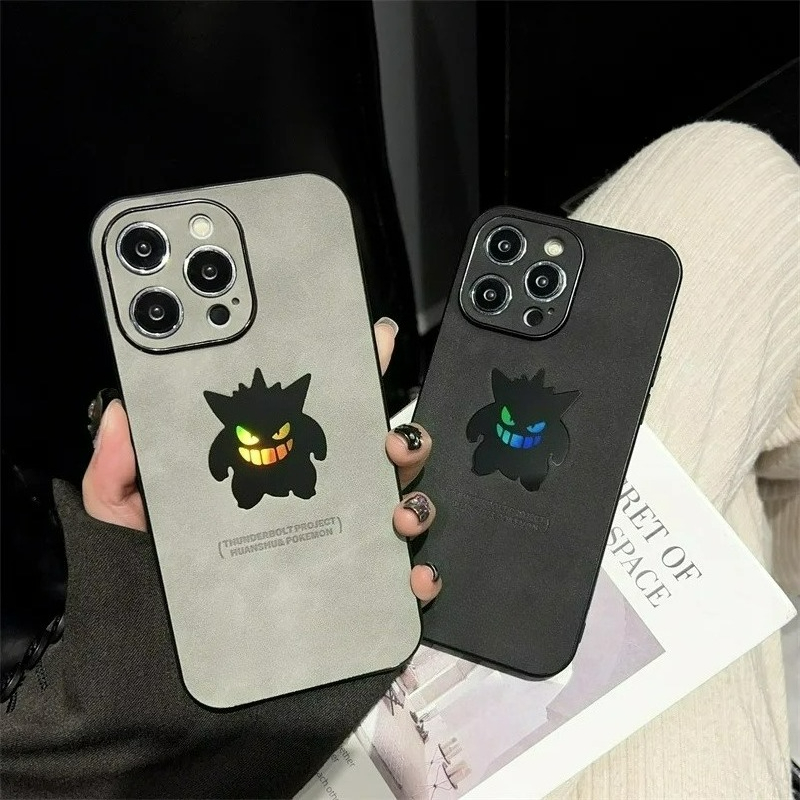 Cartoon Anime Gengar Leather T - Phone Case Anime avaliação e preço