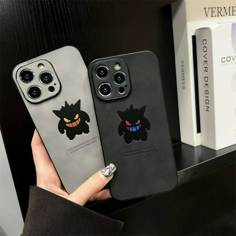 Cartoon Anime Gengar Leather T - Phone Case Anime avaliação e preço