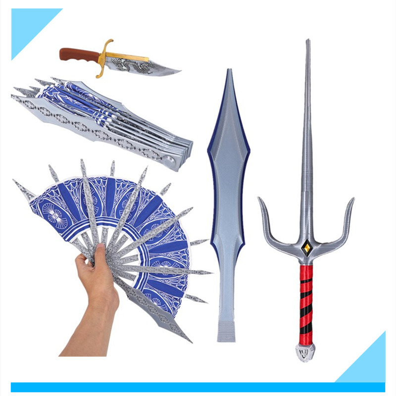Kitana Cosplay Fans Folding Fa - Cosplay Prop Sword avaliação e preço