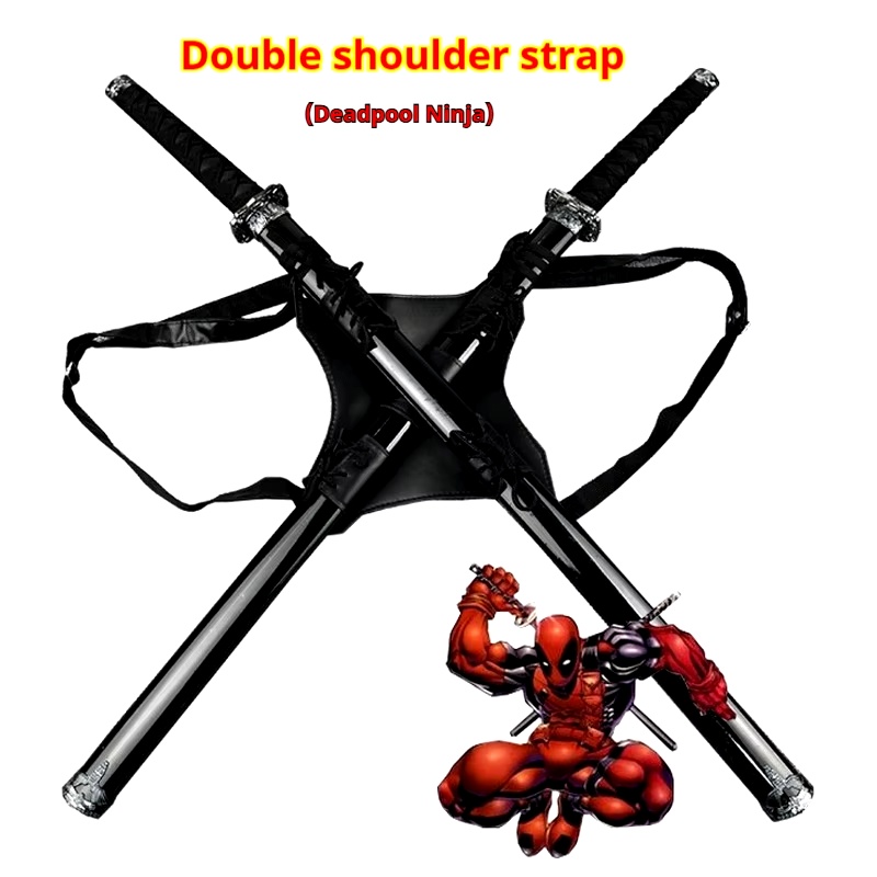 New 61cm Deadpool Cos Sets Kat - Cosplay Prop Sword avaliação e preço