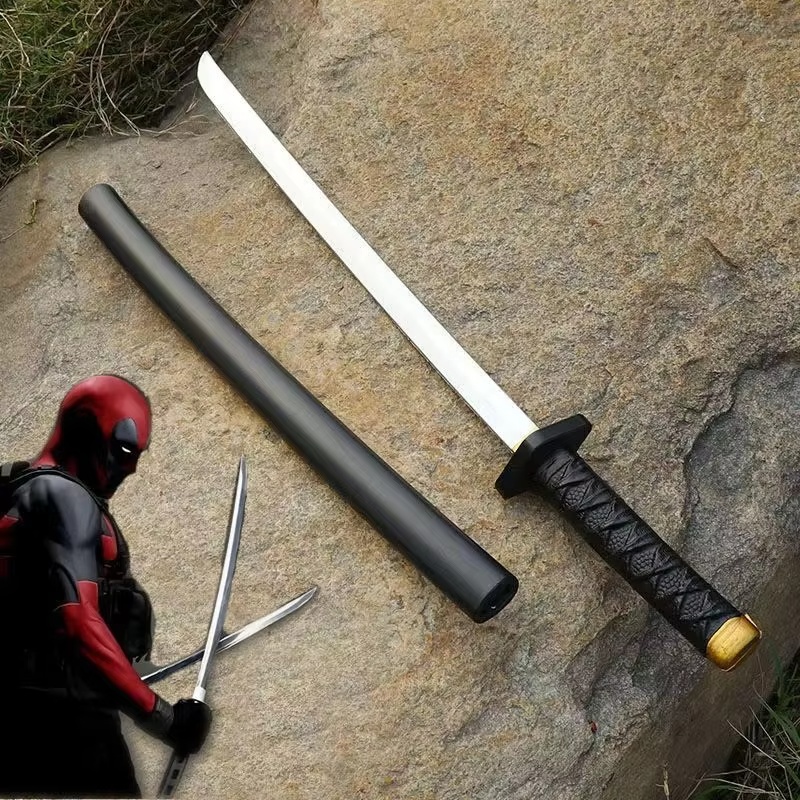 New 61cm Deadpool Cos Sets Kat - Cosplay Prop Sword avaliação e preço