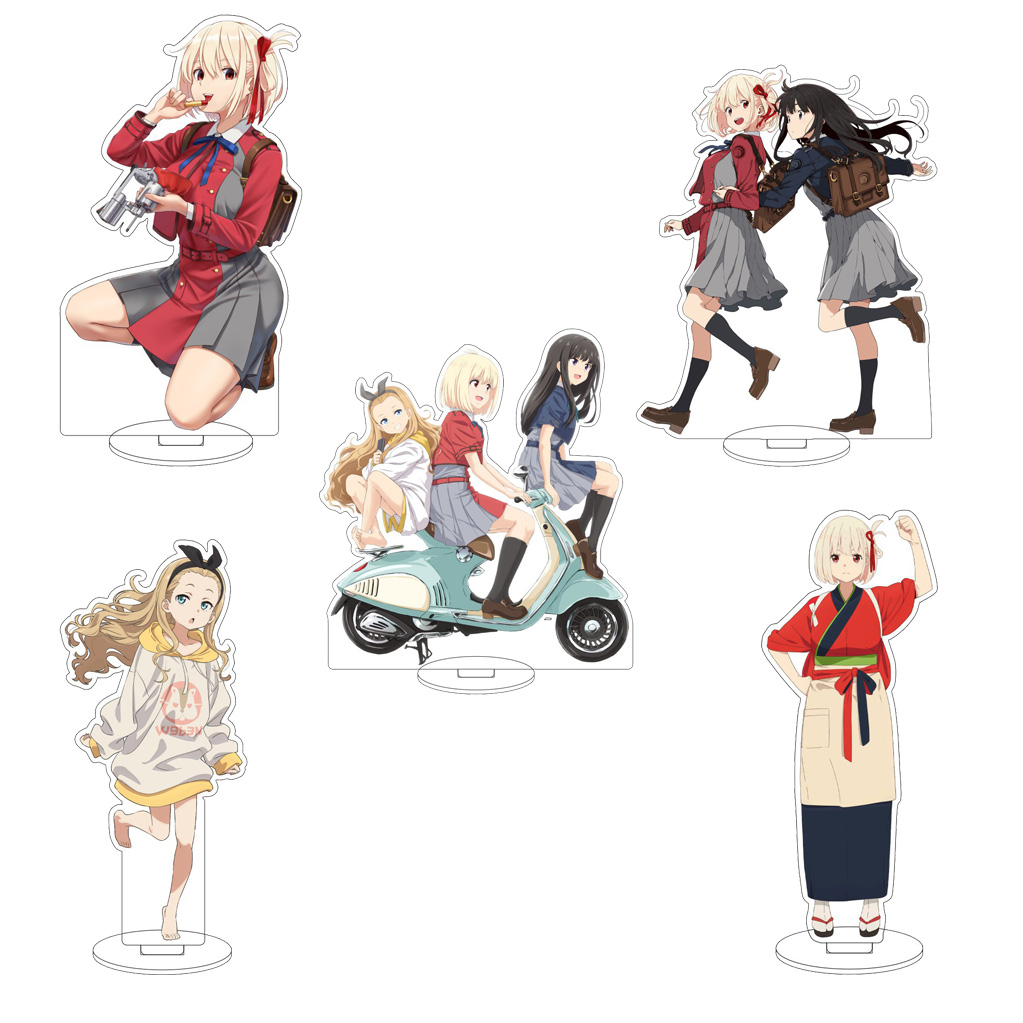 16CM Anime Lycoris Recoil Nish - Anime Merchandise Accessories avaliação e preço