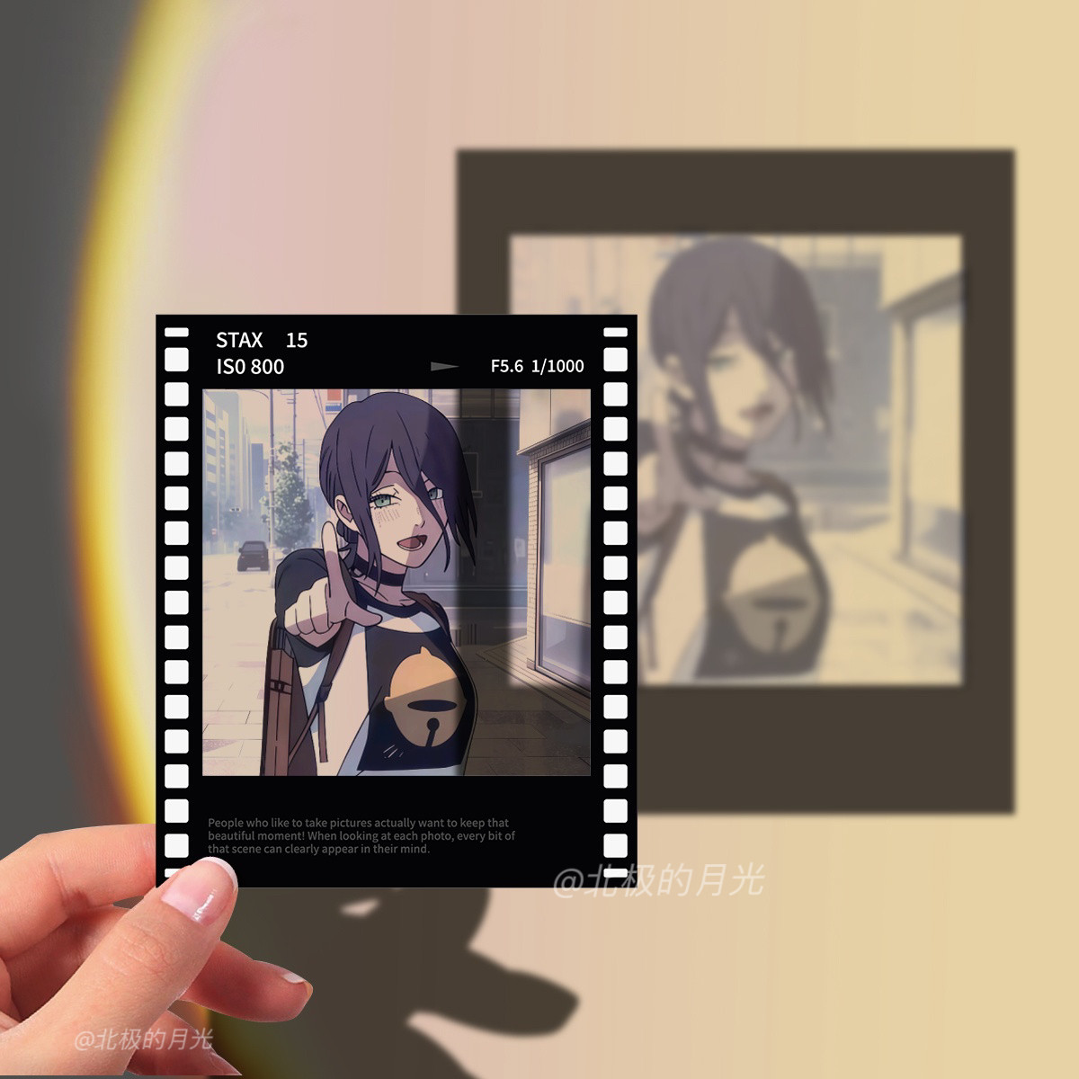 Chainsaw Man Reze Arc Polaroid - Anime Fan Merchandise avaliação e preço