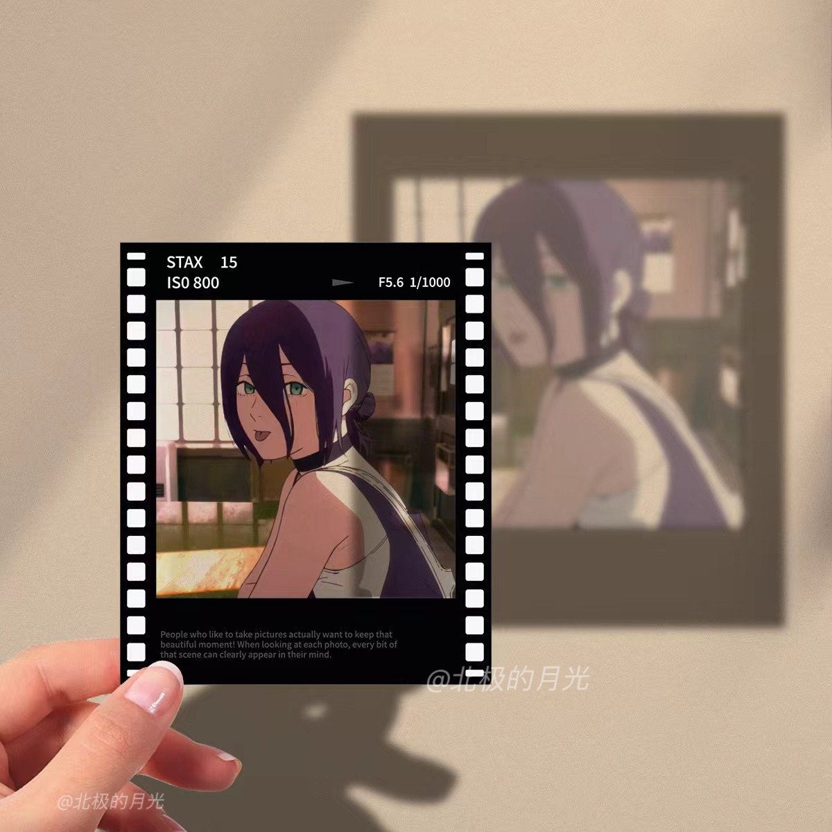 Chainsaw Man Reze Arc Polaroid - Anime Fan Merchandise avaliação e preço