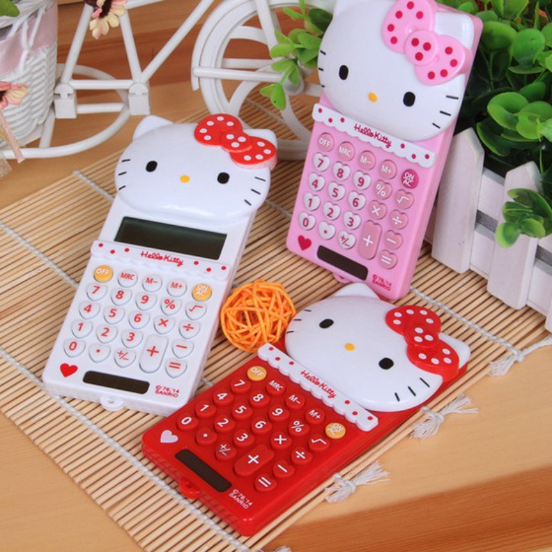 Hello Kitty Calculator Cute Mi - Anime Merchandise From Japan avaliação e preço