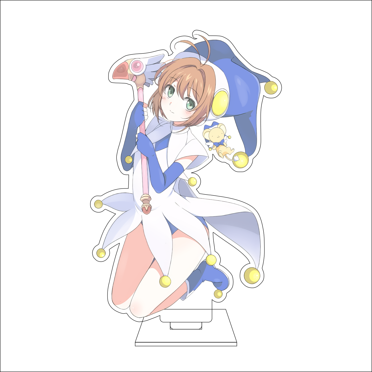 16CM Anime Cardcaptor Sakura C - Anime Merchandise Accessories avaliação e preço