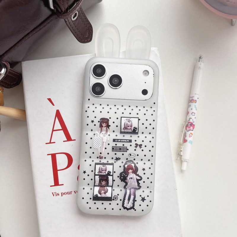 Japanese Y2K Cute Bunny Ear Ph - Phone Case Anime avaliação e preço